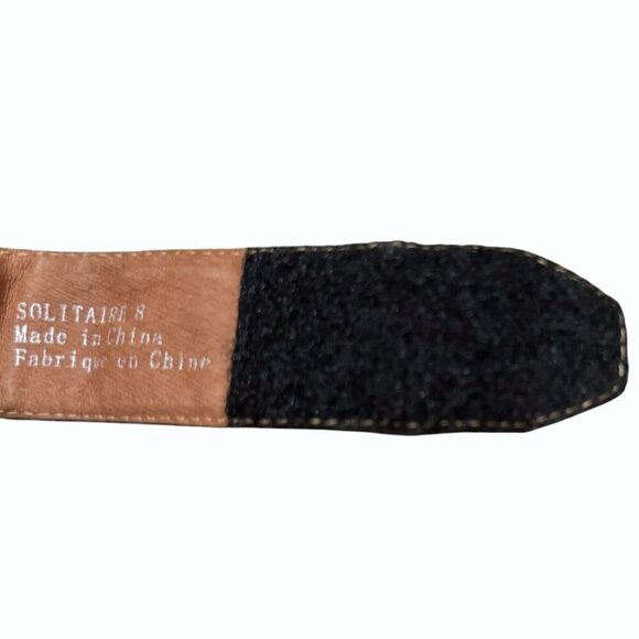 Jeffrey Campbell Solitaire Black Suede Pumps Womens Size 8 Ankle Strap Stiletto - Picture 11 of 11